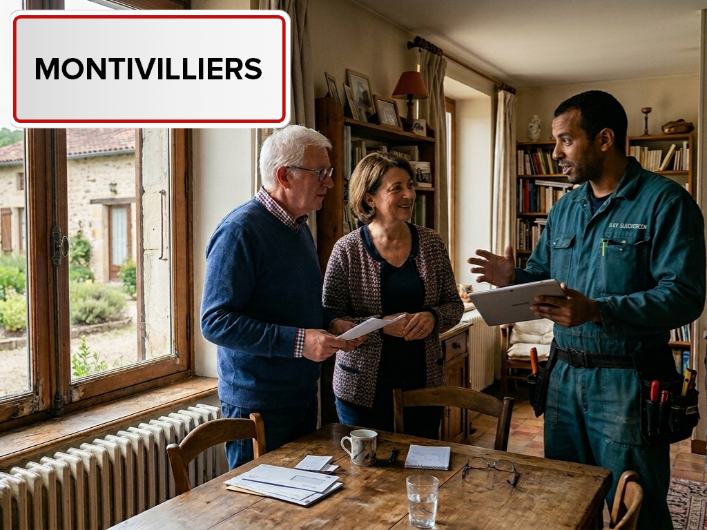 Installation de pompe à chaleur à Montivilliers (76290) en Seine-Maritime